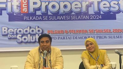 Chaidir Syam-Suhartina Bohari Fit and Proper Test di Demokrat