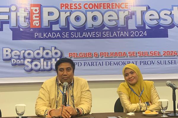 Chaidir Syam-Suhartina Bohari Fit and Proper Test di Demokrat