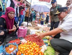 Pj Gubernur Sulbar Pastikan Harga Kebutuhan Pokok Terkendali di Pasar Baru Polman