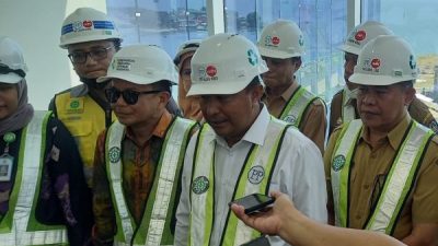 Progres 78 Persen, Pj Gubernur Tinjau Proyek RS UPT Vertikal Makassar
