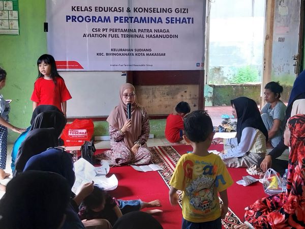 Cegah Balita Kurang Gizi, Pertamina Sulawesi Edukasi dengan Program Posyandu Sehati