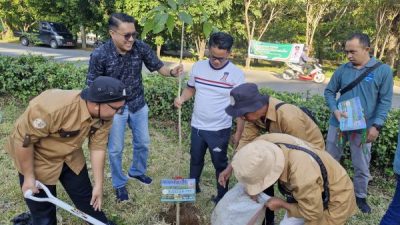 Komitmen Jaga RTH Kota, DLH Makassar Tanam 300 Bibit Pohon