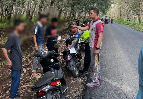 Aks Balap Liar Marak di Bulukumba, Polisi Amankan 20 Motor