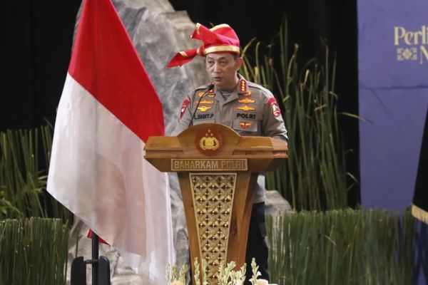 Kapolri Buka Rakernis Baharkam Polri 2024 di Makassar