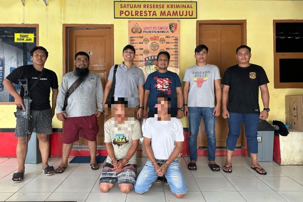 Tim Resmob Polresta Mamuju Tangkap Jaringan Pelaku Penggelapan Mobil Rental