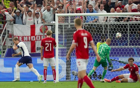 Euro 2024, Inggris Gagal Tundukkan Denmark : Skor 1-1