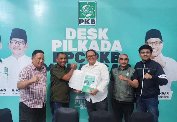 Ahmad Susanto Daftar di PKB Sebagai Calon Walikota Makassar