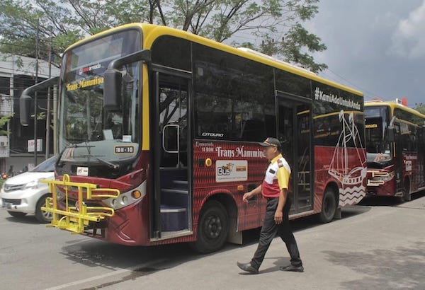 Pengguna Teman Bus Trans Mamminasata Makassar Tinggi, Koridor 4 Kembali Aktif