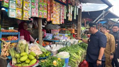 Jelang Lebaran, Pj Gubernur Sulbar Pantau Harga di Pasar