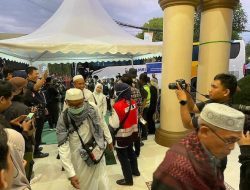 450 Jemaah Haji Kloter 1 Embarkasi Makassar Tiba di Asrama Sudiang