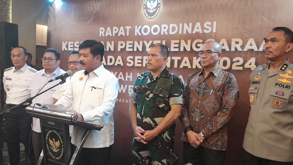 Menko Polhukam Tekankan Pentingnya Sinergitas Jelang Pilkada Sulsel 2024