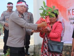 Jelang HUT Bhayangkara, Polres Toraja Utara Salurkan Bibit Tanaman