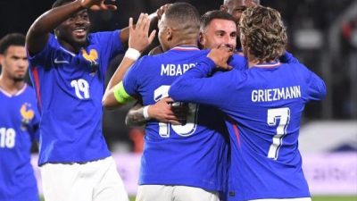 Prancis vs Luksemburg, Kylian Mbappe Bawa Les Bleus Menang Telak 3-0