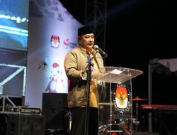 Pj Gubernur Sulbar Hadiri Peluncuran Tahapan dan Tagline Pilgub 2024