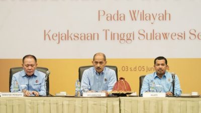 Kejati Sulsel Hadiri Supervisi Optimalisasi Penyelesaian Uang Pengganti