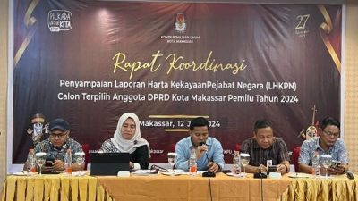 KPU Makassar Deadline Caleg Terpilih Soal LHKPN