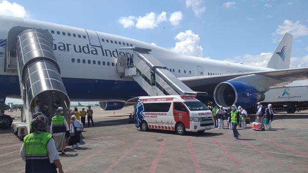 445 Jemaah Haji Kloter 30 Tiba di Makassar, 4 Wafat di Arab Saudi