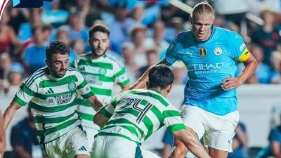 Manchester City vs Celtic, The Citizens Kalah Tipis pada Laga Pramusim