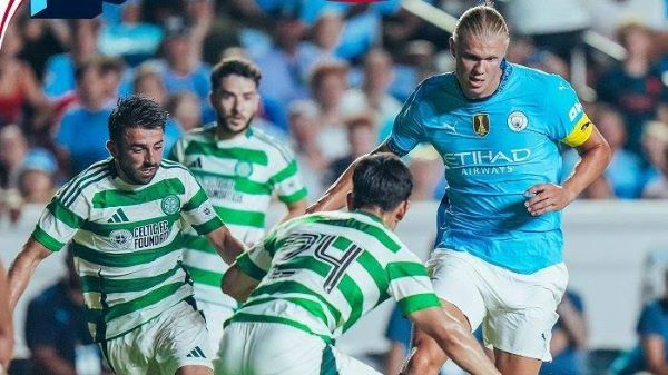 Manchester City vs Celtic, The Citizens Kalah Tipis pada Laga Pramusim