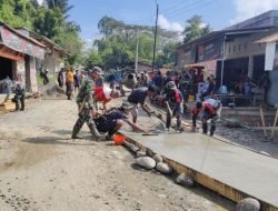 TMMD di Tator, Gotong Royong TNI dan Masyarakat Membangun Desa