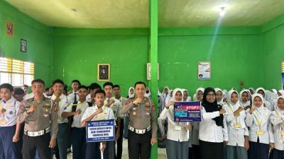 Operasi Patuh, Satlantas Polres Sinjai Sosialisasi Keselamatan Berlalulintas di Sekolah