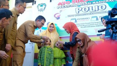 Pemkab Gowa Target 67.827 Anak Dapat Imunisasi Polio