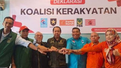 Partai Nonparlemen Gagas Koalisi Jelang Pilwali Makassar 2024