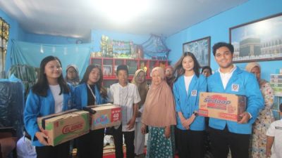 HUT ke-8, The Rinra Makassar dan Mahasiswa Unifa Gelar CSR