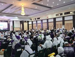 448 Jemaah Haji Kloter 9 Asal Sulbar Tiba di Makassar, 1 Wafat