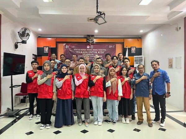 KPU Selayar Gandeng Mahasiswa KKN Tematik Unhas Jelang Pilkada Serentak