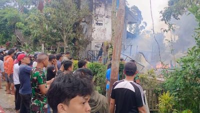 4 Rumah di Toraja Utara Hangus Terbakar, Kerugian Capai Rp 200 Juta