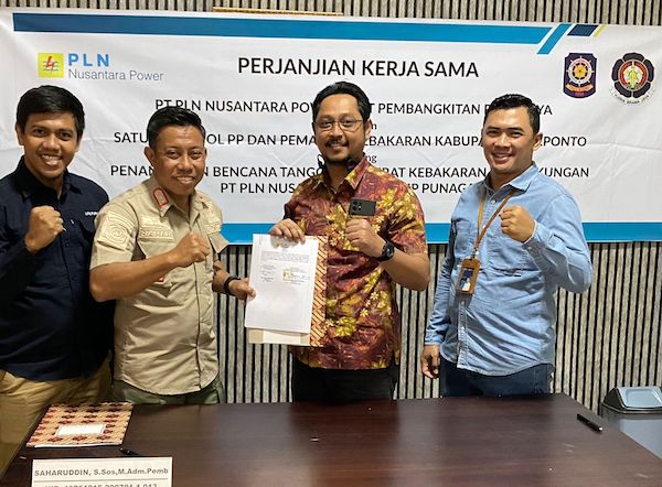 Satpol PP-Damkar dan PLN Jeneponto MoU Penanganan Tanggap Darurat Kebakaran