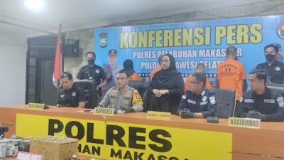Polres Pelabuhan Makassar Gagalkan Peredaran Narkotika yang Diduga Jaringan Internasional