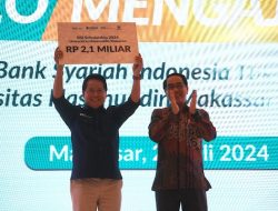 Unhas Terima Bantuan Beasiswa Pendidikan Rp2,1 Miliar dari BSI