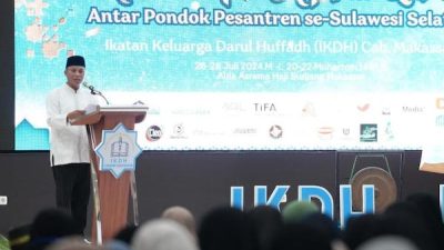 Buka MHQ Antar Ponpes se-Sulsel, Plh Sekprov Motivasi Para Santri untuk Berprestasi