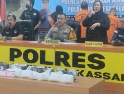 Edarkan 6,7 Kg Sabu, Polres Pelabuhan Tangkap Pensiunan ASN dan IRT