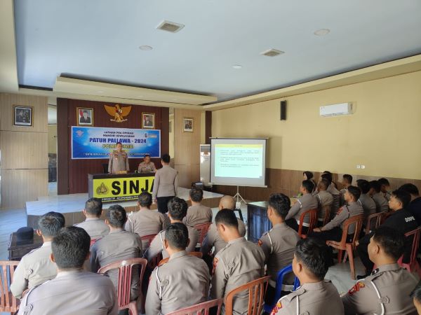 Jelang Operasi Patuh 2024, Polres Sinjai Gelar Latihan Pra Operasi