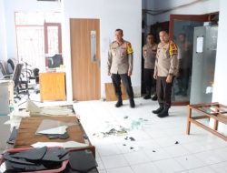 Unjuk Rasa Berujung Pengrusakan, Kapolda Sulbar Tinjau Langsung TKP