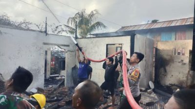 3 Rumah Warga di Majene Hangus Terbakar