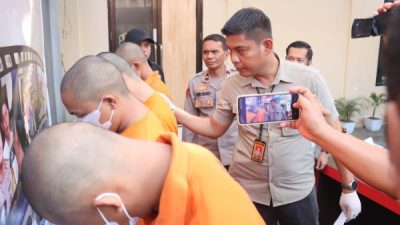 Ancam Warga dengan Busur, 4 Pelaku Ditangkap