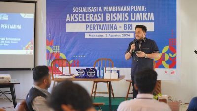 Akselerasi Bisnis UMK, Pertamina Sulawesi-BRI Gelar Program Pembinaan dan Sosialisasi PUMK