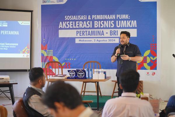 Akselerasi Bisnis UMK, Pertamina Sulawesi-BRI Gelar Program Pembinaan dan Sosialisasi PUMK