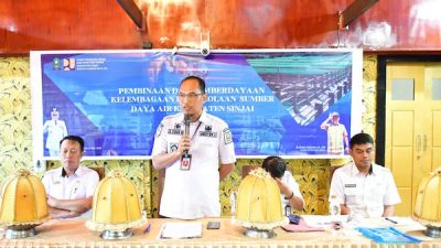 DPUPR Sinjai Gelar Pembinaan-Pemberdayaan Kelembagaan Pengelolaan Sumber Daya Air