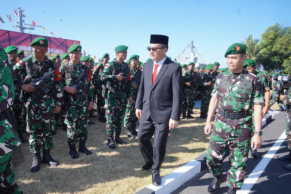 Pemberangkatan Satgas Yonzipur, Wujud Nyata Hubungan Erat Pemprov Sulsel dan TNI-Polri