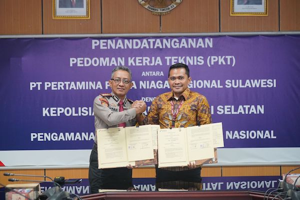 Pertamina Sulawesi Kerjasama Polda Sulsel Pengamanan Obvitnas