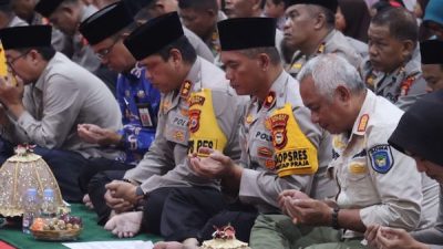 Jelang Pilkada, Polres Gowa Gelar Tabligh Akbar dan Doa Bersama