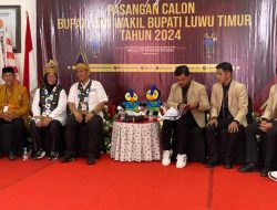 Paslon Ibas-Puspa Resmi Daftar Cakada ke KPU Lutim