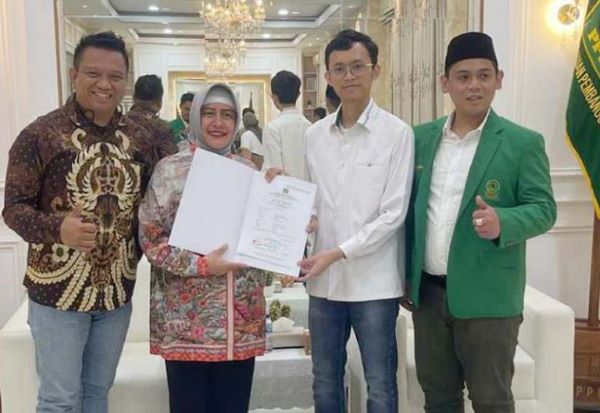 Dapat Tiket PPP, Indira-Ilham Ari Mantap Maju di Pilwalkot Makassar