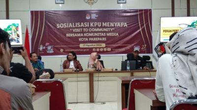 KPU Parepare Sebut Peran Media Dapat Tingkatkan Partisipasi Pemilih