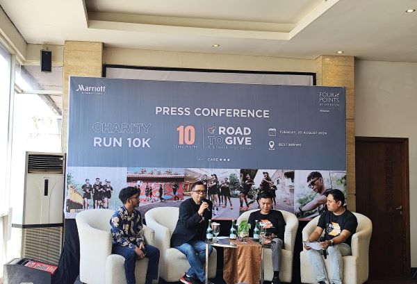 Sasar Sekolah Kolong, Four Points By Sheraton Makassar Gelar Event Lari Sambil Donasi